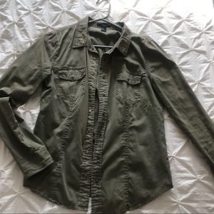 Olive Green Cargo Jacket
